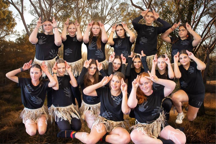 Group of student dances for Naidoc Day 2025